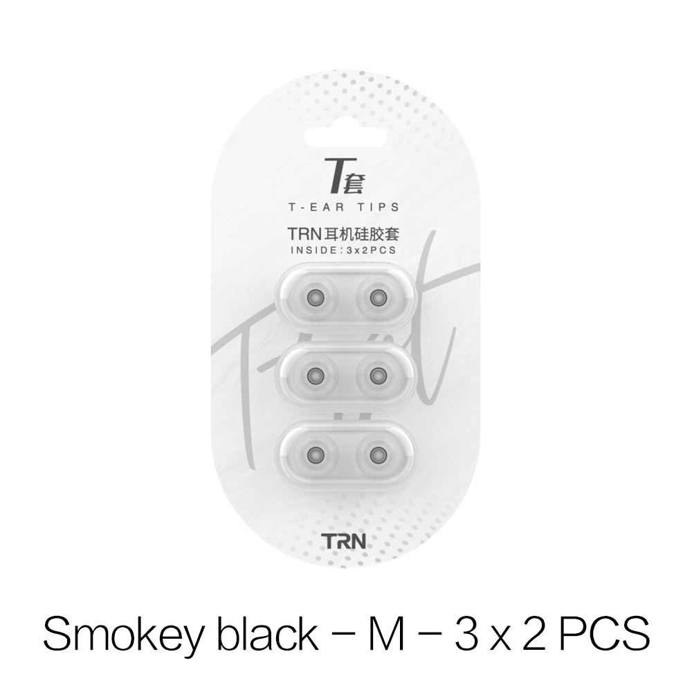 TRN T-auriculares de silicona con doble estructura de soporte, cascos TRN MT3 ST5 BAX EMX, novedad, 3 pares