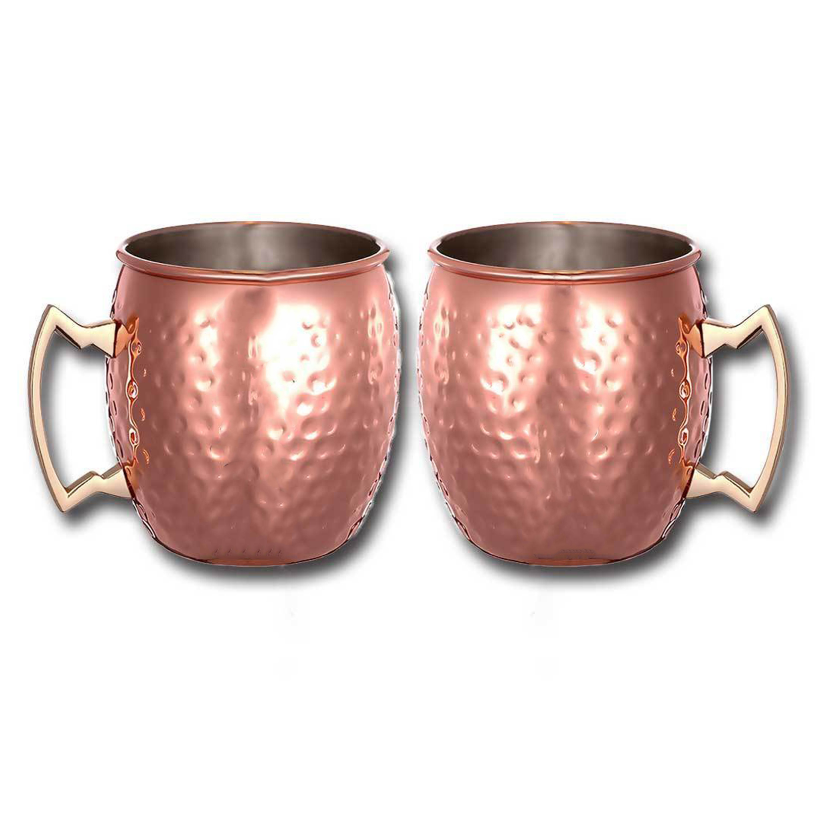 Drikke cocktail ølkopp 550ml/18 oz rustfritt stål kopp kopp messing stål krus moskva mule krus kopp hamret kopper kopp