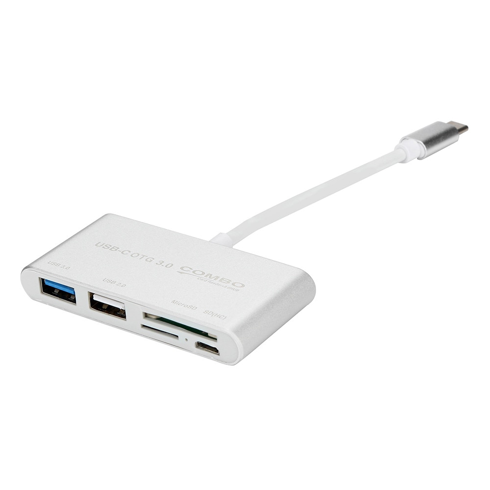 5 in1 USB C HUB Type C SD TF Card Reader USB 3.0 H... Grandado