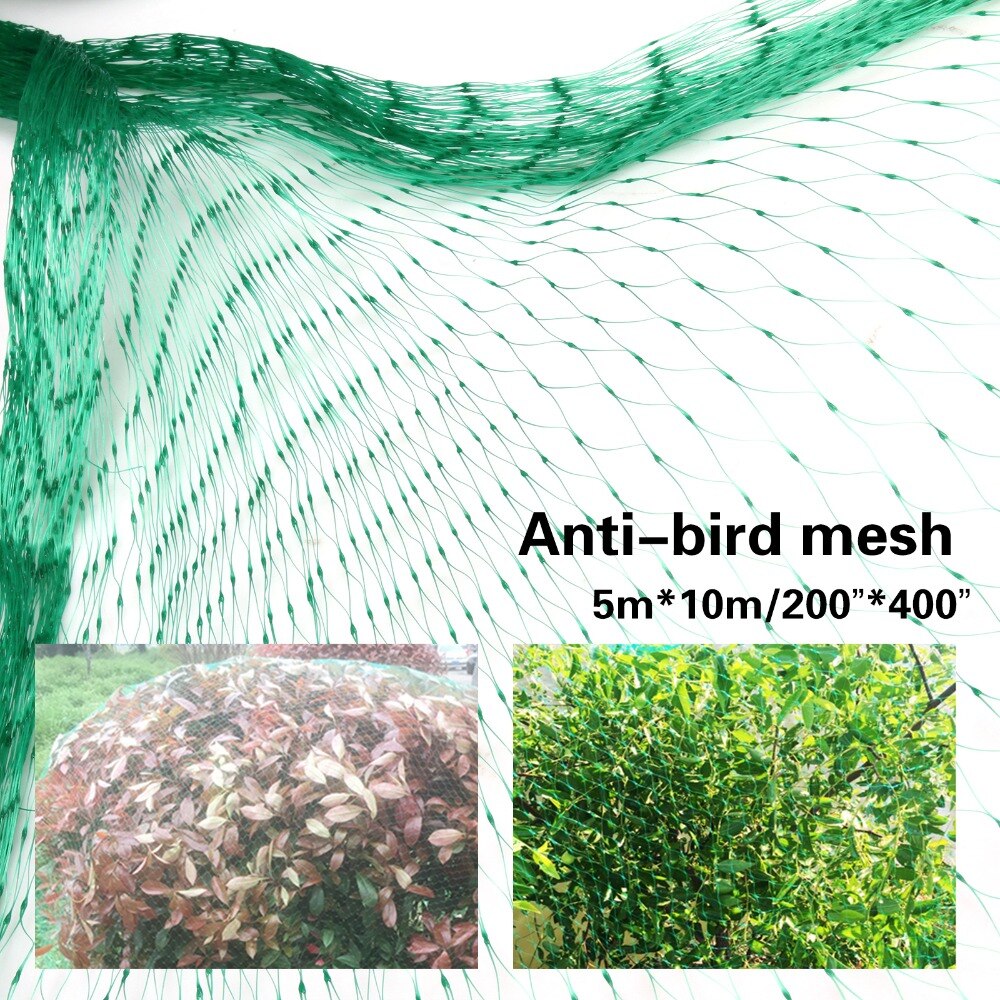 5*10 m Anti Vogel Netten Tuin Fruit Bescherming Mesh voor Druif Cherry Fruit Boom Boomgaard Bescherming Netto- 2 cm mesh