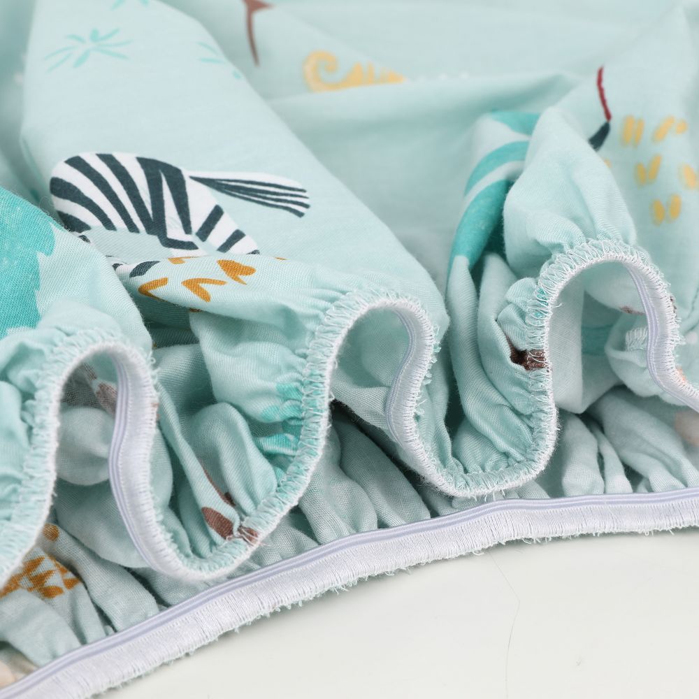 Baby seng madras dække blød beskytter tegneserie trykt nyfødt baby sengetøj til barneseng 100%  bomuld krybbe monteret ark størrelse 130*70cm