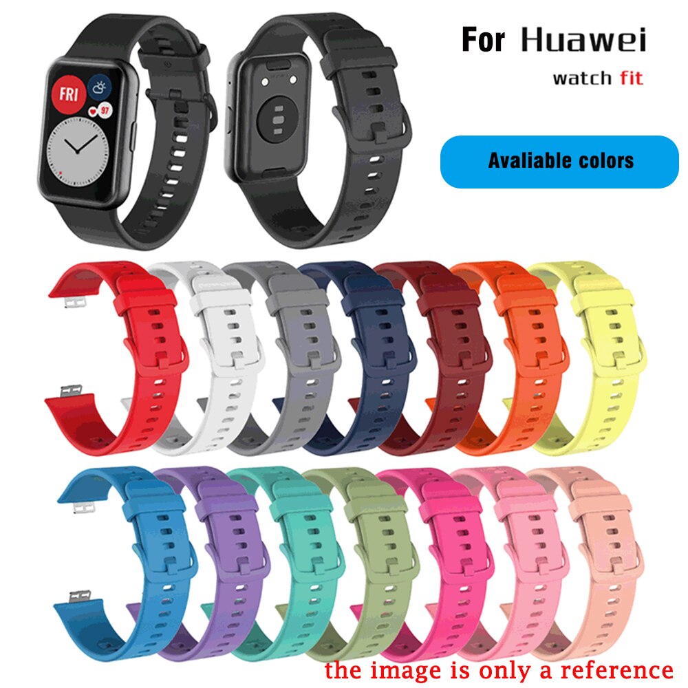 Polsband Voor Huawei Horloge Fit TIA-B09 Model Smart Horloge Accessoires Armband Strap Voor Huawei Fit Lus Verstelbare Polsband
