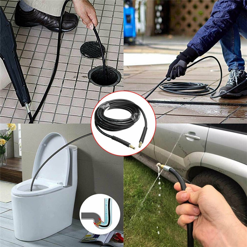 Black High Pressure Cleaning Watering Hose Pvc Micro Drip Irrigation Pipe Plant Shower Hose Garden Irrigation Hose