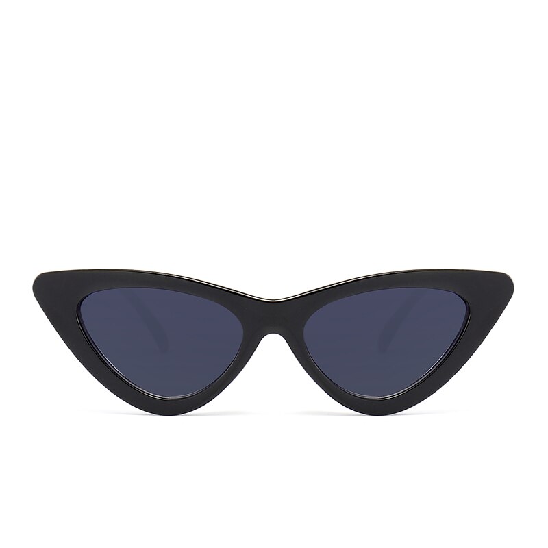 Vintage lunettes de soleil yeux de chat femmes concepteur personnalité exagérée dames lunettes Oculos Lunette Femme: Bgray