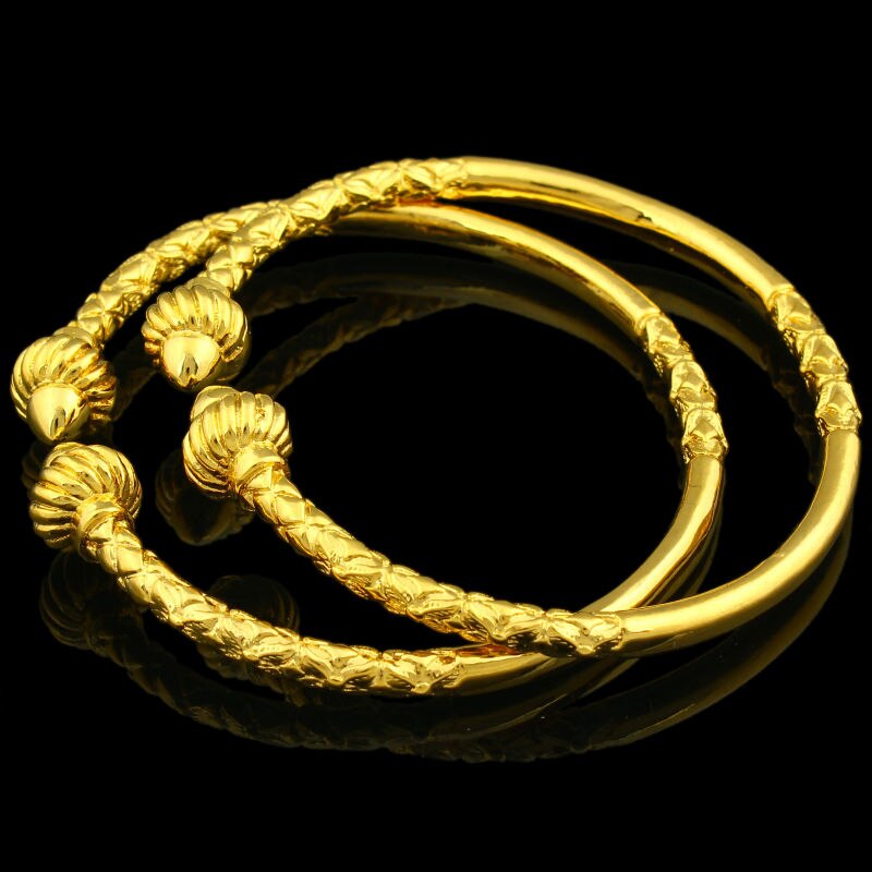 Gouden Armbanden Voor Vrouwen/Mannen Gouden Kleur Sieraden Ethiopische/Afrikaanse/Arabische Bangle Armband