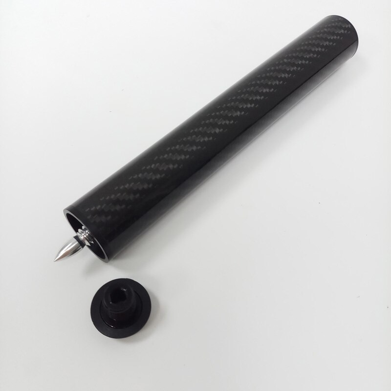 xmlivet 8inch black carbon fiber bullet joint Billiard cue extensions for Mezz cues Pool cue extenders