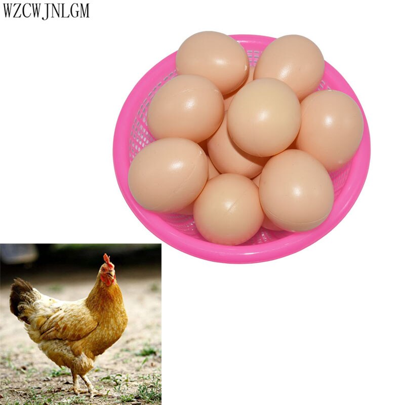 Poultry Hatching Simulation Eggs , ChickensDucks GeeseHatchingBreeding Artificial Imitation False Eggs 100pcs