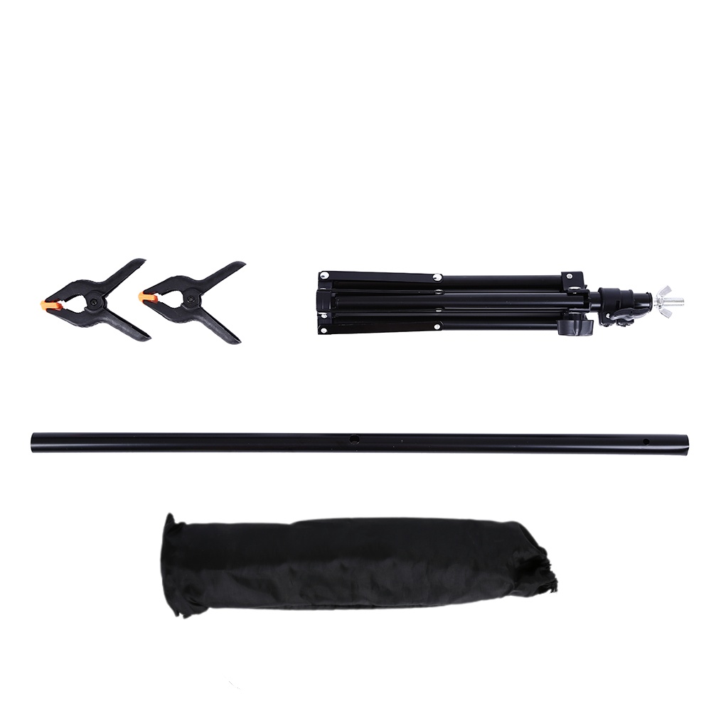Sistema de soporte de fondo de PVC para fotografía, fondos de Metal para estudio fotográfico con bolsas