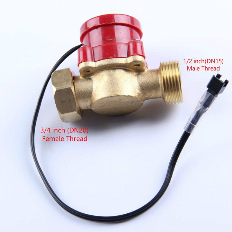 Water pump flow switch High Temperature 120W Circulation Pump Water Flow Sensor Switch Female Thread to Male Thread