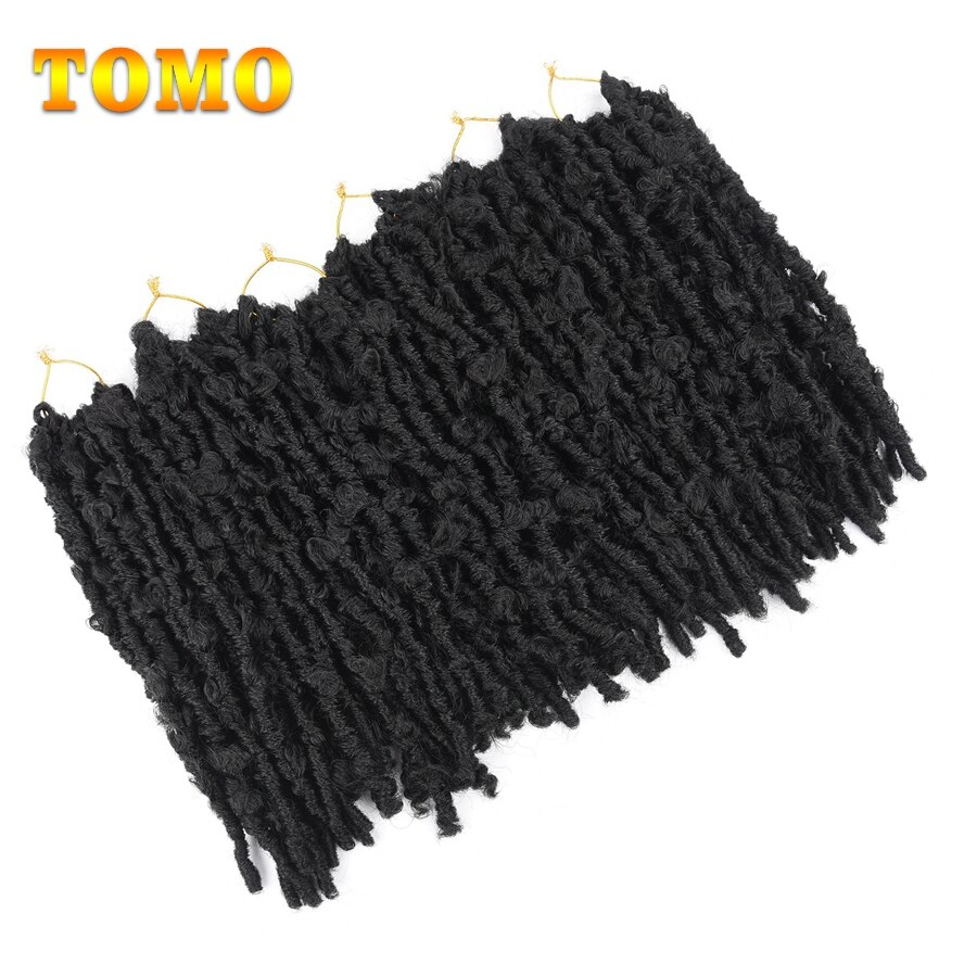 Tomo-extensiones de pelo postizo de 12 pulgadas para mujer, postizo de pelo de ganchillo, suave y Natural de imitación postizo, 12 hebras por pieza