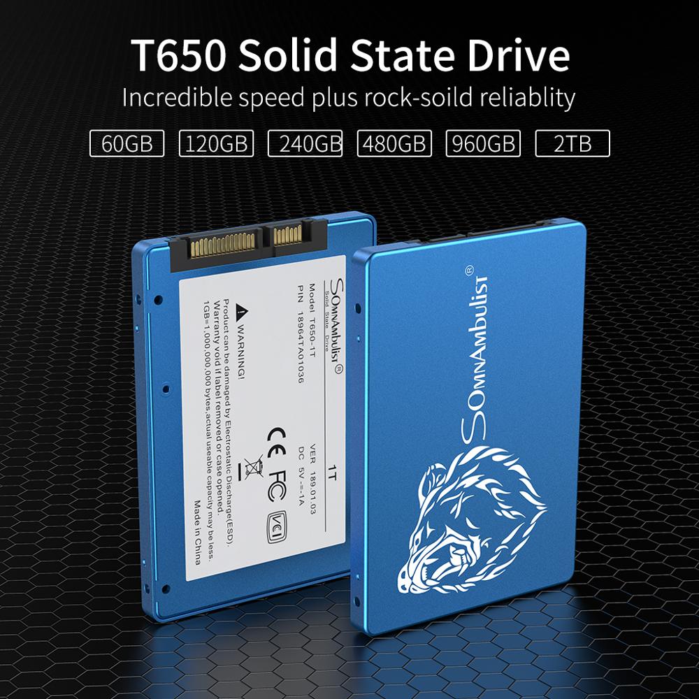 Metallo SSD 60GB 240GB 120GB 480GB 960GB SSD DA 2.5 duro Disk Disk discoteca A Stato Solido disk interno da 2.5 pollici SSD