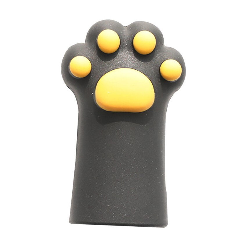 1pcs Cat Claw Shape Plastic Pencil Sharpener Safety Hand held Manual Sharpener cute mini crayon sharpener for office school