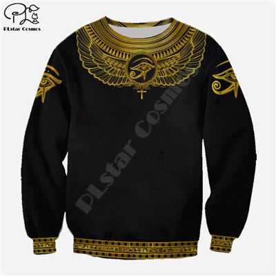 Plstar Cosmos Horus Egyptische God Oog Van Egypte Farao Art Trainingspak Casual 3 Dprint Hoodie/Sweater/Jas/ mannen Vrouwen S-2: Sweatshirts / 5XL