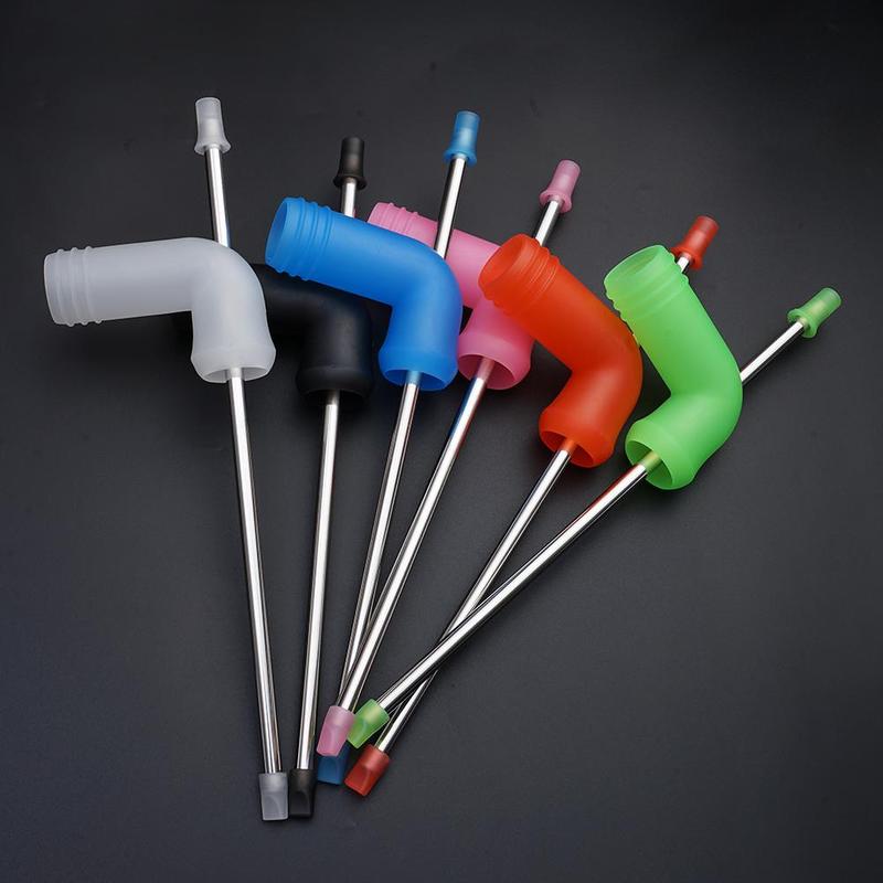 1PC Bier Schnorchel Stroh Bier Dispenser Doppel Schnorchel Trinken Bier Bar Werkzeuge Festivals Party Dispenser Unterhaltung Zubehör