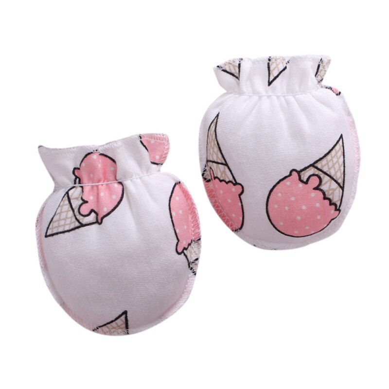 Casual Moda Bambino Appena Nato Sveglio Del Fumetto Anti-afferrare Guanti della ragazza Finger Completa Mittens