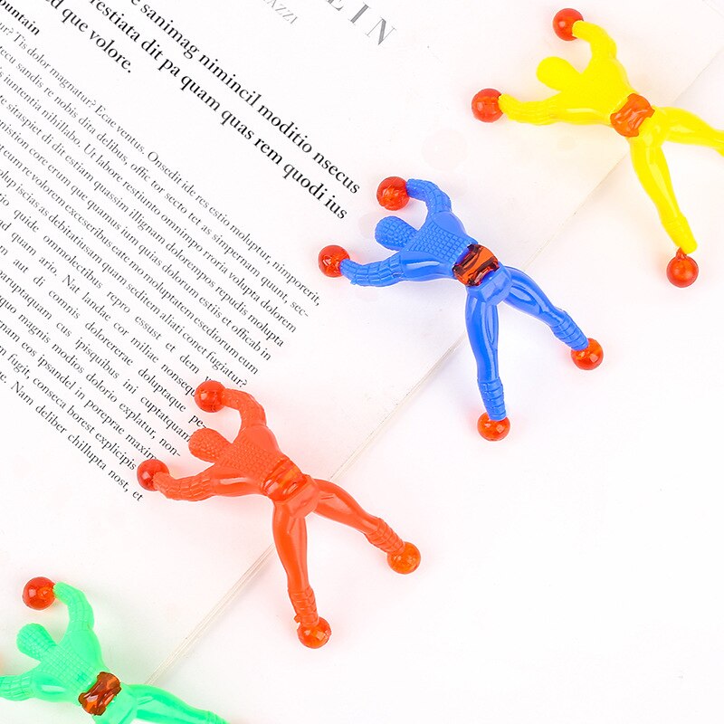 Funny Flexibele Klim Mannen Sticky Muur Speelgoed Kinderen Speelgoed Klimmen Flip Plastic Man Speelgoed Voor Kinderen Aantrekkelijke Classic