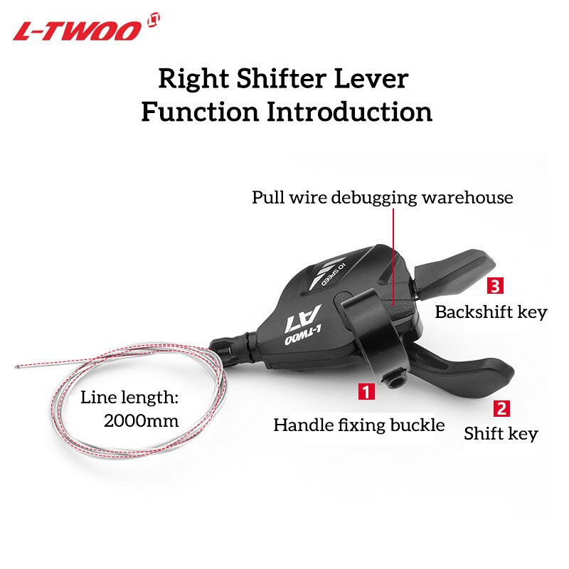 LTWOO AX/AT/A7/A5 Derailleurs Trigger Groupset 9/10/11/12S Shifter Lever Rear Derailleur Switches Compatible SRAM and SHIMANO