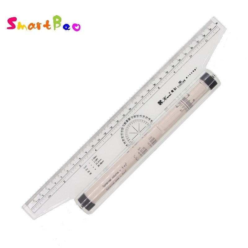 30cm Roller Ruler Drafting Plastic Roller Ruler