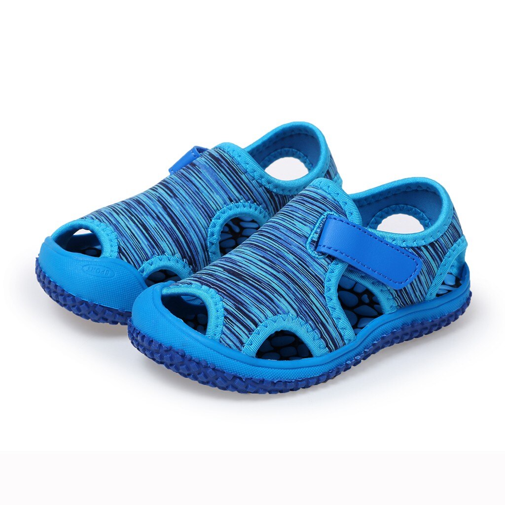 été bébé filles garçons sandales enfants plage sandales fond souple anti-dérapant infantile chaussures enfants en plein air Anti-collision chaussures