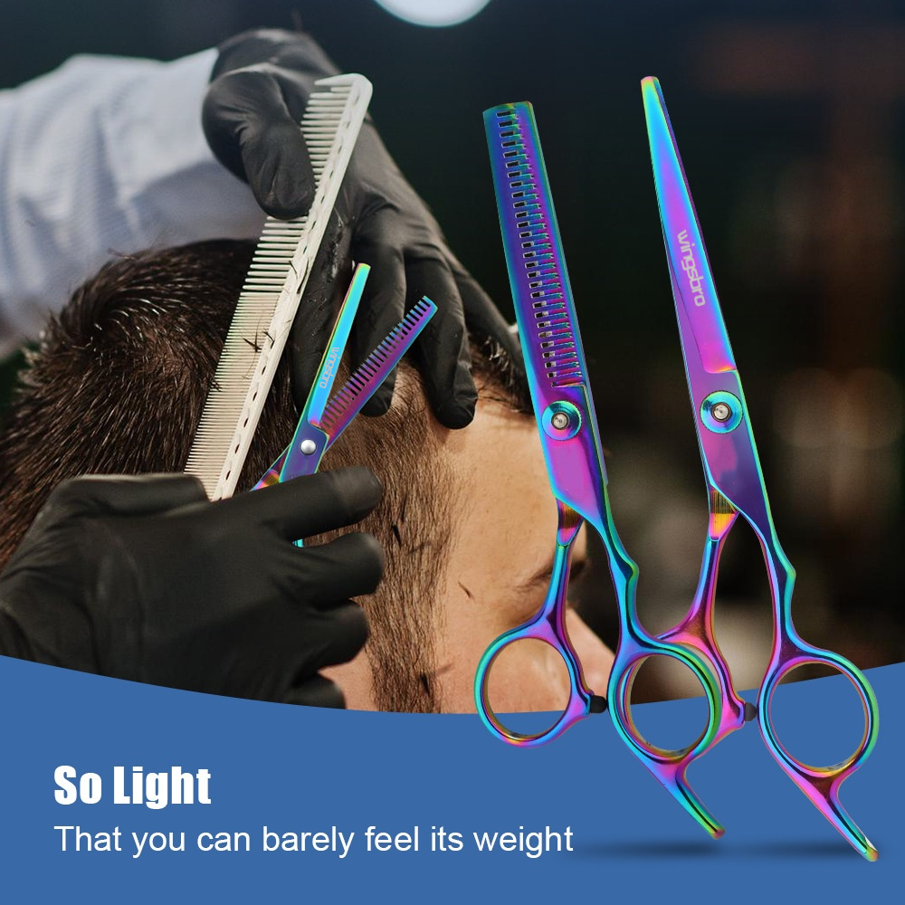 6.5 Inch Kappersschaarset, Professionele Haarknipschaar Dunner Wordende Schaar, Hulpmiddelen Voor Het Knippen Van Haar Styling