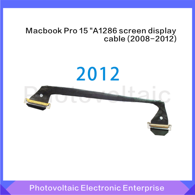 Original LCD LED LVDS Screen Display Cable For Macbook Pro 15" A1286 Year: 2012