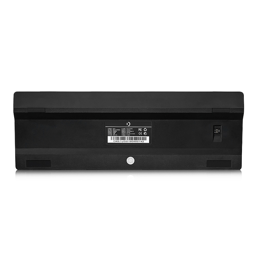 DK61 Wireless Bluetooth Mechanical Keyboard USB Wired Keyboard Blue Switch 61 Keys RGB Backlit Keyboard for Windows Mac Android