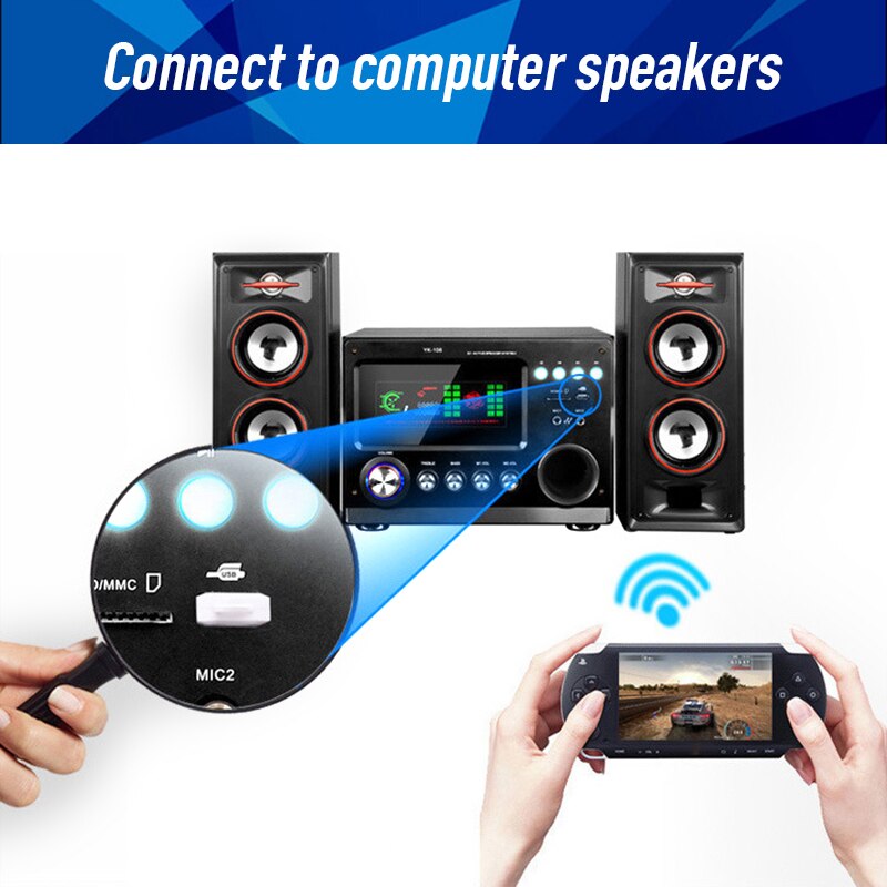1 Pc Neue Tragbare Bluetooth Audio- Empfänger USB Bluetooth Adapter Stecker Und Spielen Auto Lautsprecher Bluetooth Anruf Stereo