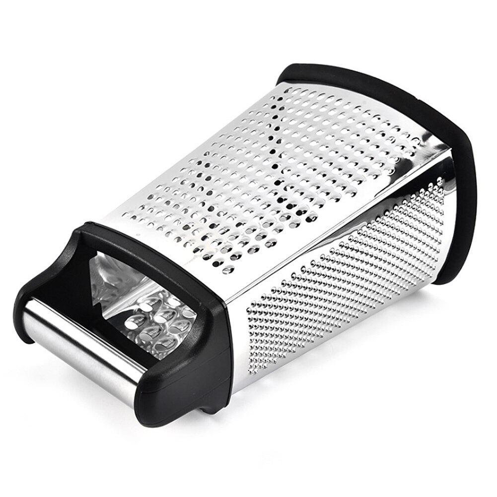 Food Garlic Multifunctional Vegetables Slicer Melon Fruit Stainless Steel Planing Cucumber Potato Box Grater 4 Sides