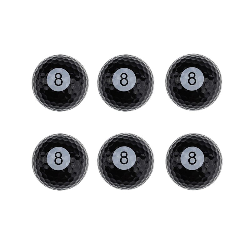 Crestgolf 6 Stuks Per Pack Novelty Sport Praktijk Golfballen Ballen Twee Layer Golf Pelotas Diverse Golfbal Driving Range bal