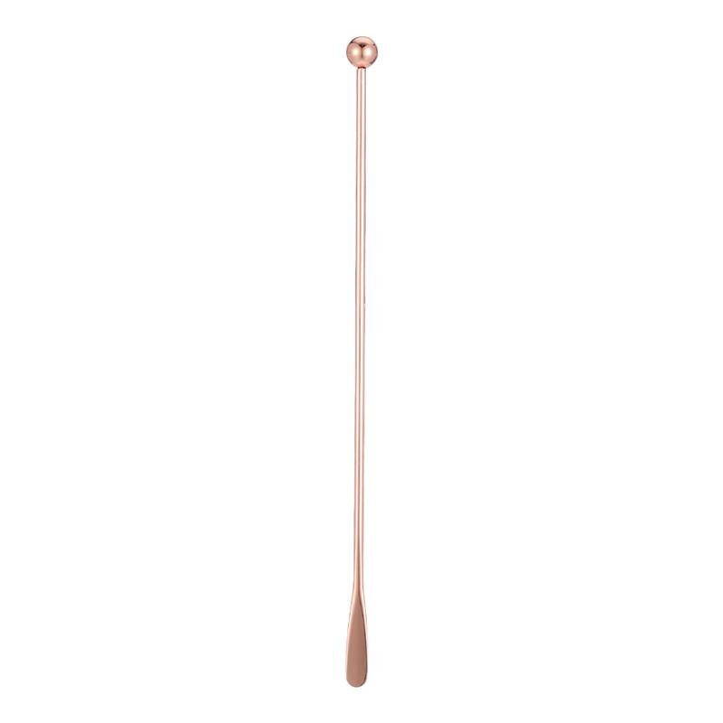 Stirrers Sticks 304 Stainless Steel Stirring Rod Gold-Plated Coffee Milk Tea Beverage Stirrers Stir Cocktail Drink Swizzle Stick: A
