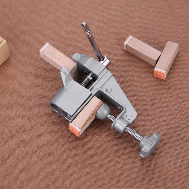 Hold 6-35mm Aluminium Alloy Mini Table Screw Vice Bench Clamp Screw Vise for Craft Mold Fixed DIY Repair Tools Mini Universal