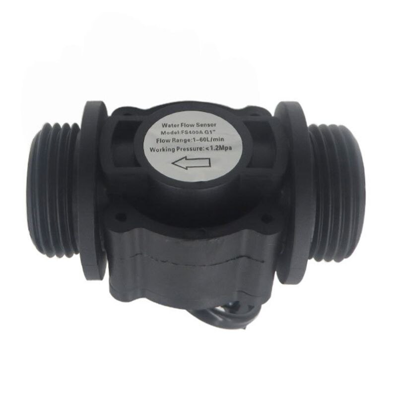 G1" Water Flow Hall Effect Sensor Switch Flow Meter Flowmeter Counter 1-60L/min