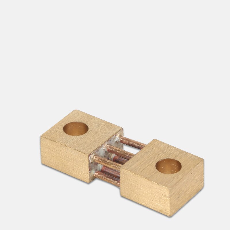 1pcs FL-19B Shunt 500A 75mV Welding Machine Brass Resistor DC Shunts For Current Analogue Panel Meter