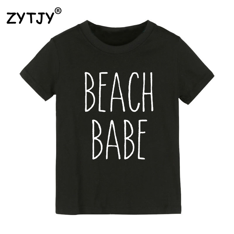 Strand Baby Druck freundlicher t-Shirt Junge Mädchen t Shirt Für freundlicher Kleinkind Kleidung Lustige Tumblr oben Abschläge Schiff CZ-66