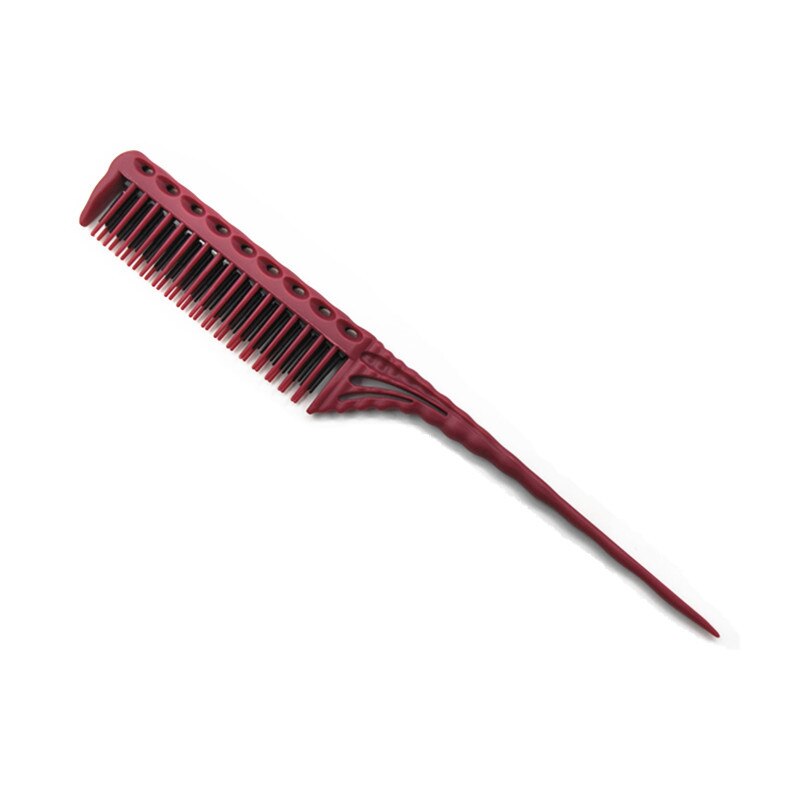 3-Row Teeth Teasing Comb Detangling Brush Rat Tail Comb Adding Volume Back Coming Hairdressing Combs