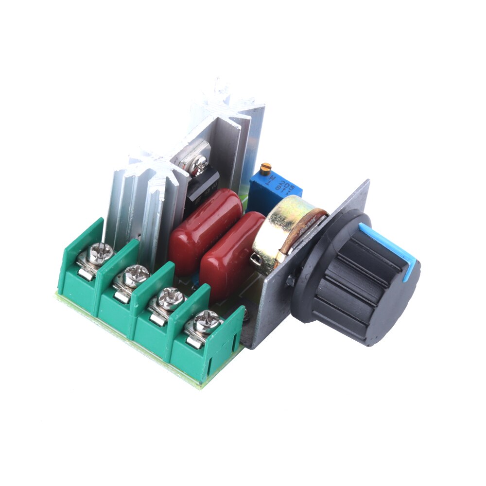 2 Stks/partij 2000W 50-220V Verstelbare Voltage Regulator Pwm Ac Motor Speed Control Controller