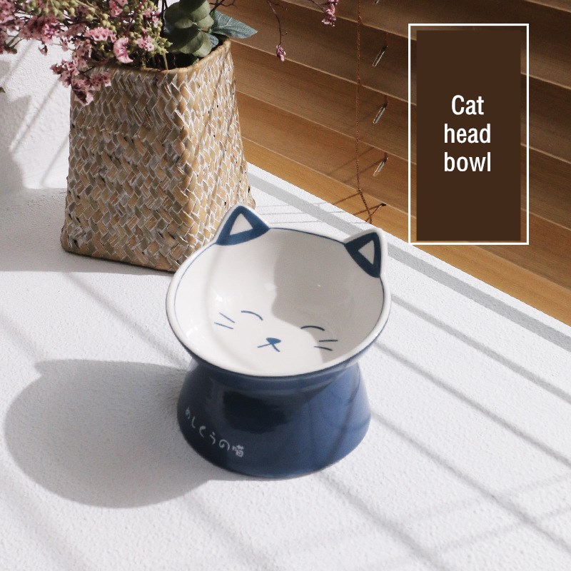 gamelle ceramique pour chat Bol incliné pour chat et chien, en céramique, Anti-vomissement, nourriture pour animaux de compagnie, mangeoire à eau, accessoires pour animaux de compagnie: 2