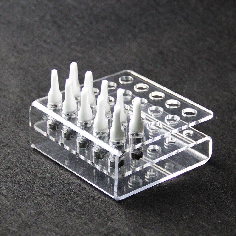 Acryl Basis Cbd 25-50-49-100 Verstuiver Stand Clear Houder Deck Display Voor 510 Rda Rta elektronische Sigaret Tank Diy Vaporizer