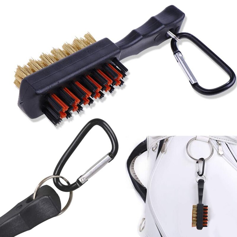 5Pcs Golf Club Brush Groove Cleaner Dual Sided Cleaning Tools Lightweight Brushes for Golf Iron Balls Shoes: Default Title