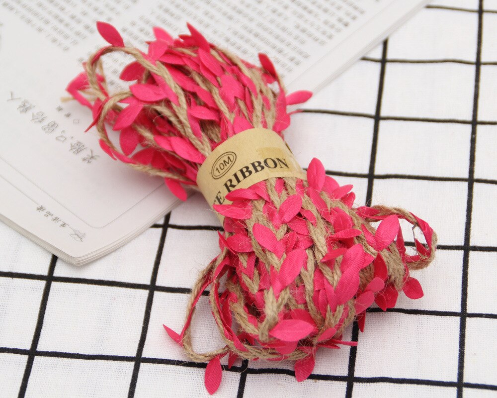 100 cm/lot artificial videira hera flores rattan garland folha verde para casa decoração do casamento acessórios de noiva diy grinalda flores: ROSE RED