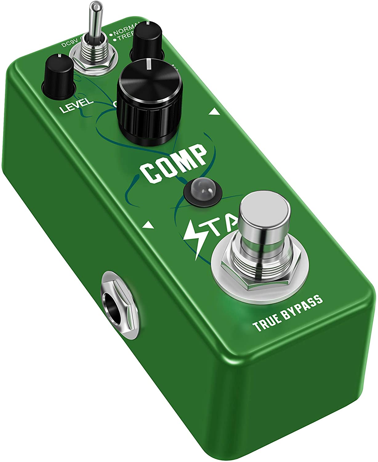 Stax – compresseur de guitare, pédale de Compression analogique, Comp ultime pour guitare électrique, Mini taille, True Bypass