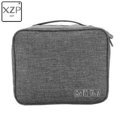 XZP Donne di Viaggio Appeso Sacchetto Cosmetico Sacchetto di Trucco Necessario Toilette Wash Organizer Bellezza Vanity Make Up Pouch Bagagli e Accessori: Grigio