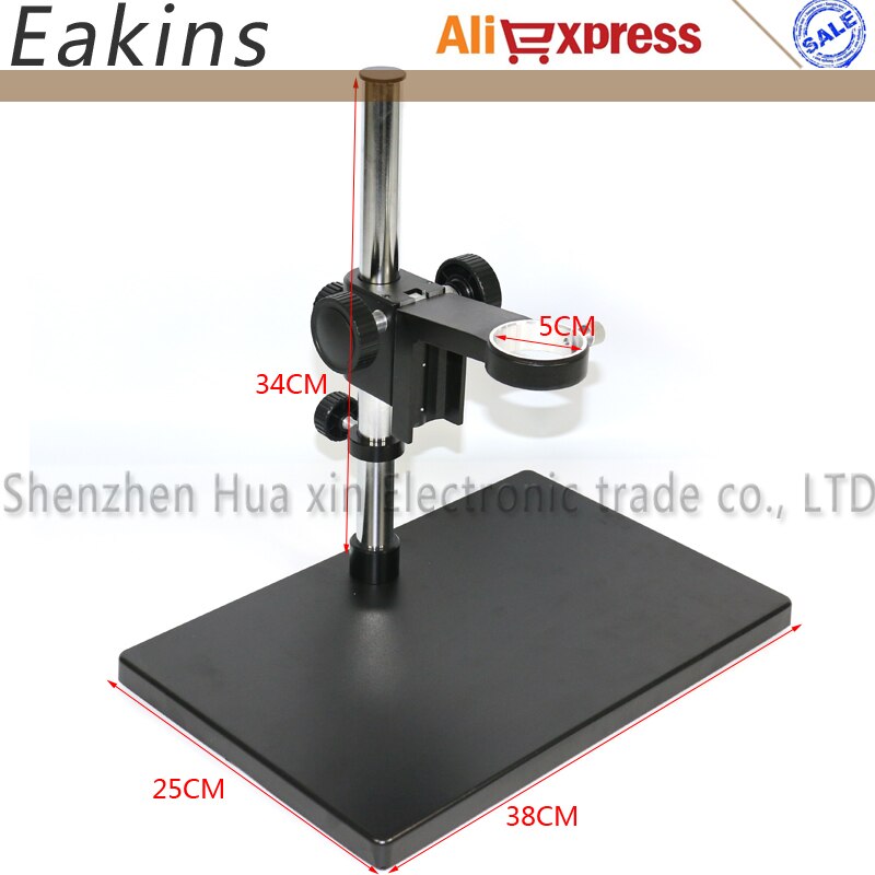 50mm Focusing Ring Adjustable Boom Arm Bracket Metal Desktop Boom Stand Industrial HDMI VGA USB Video Microscope Camera Holder