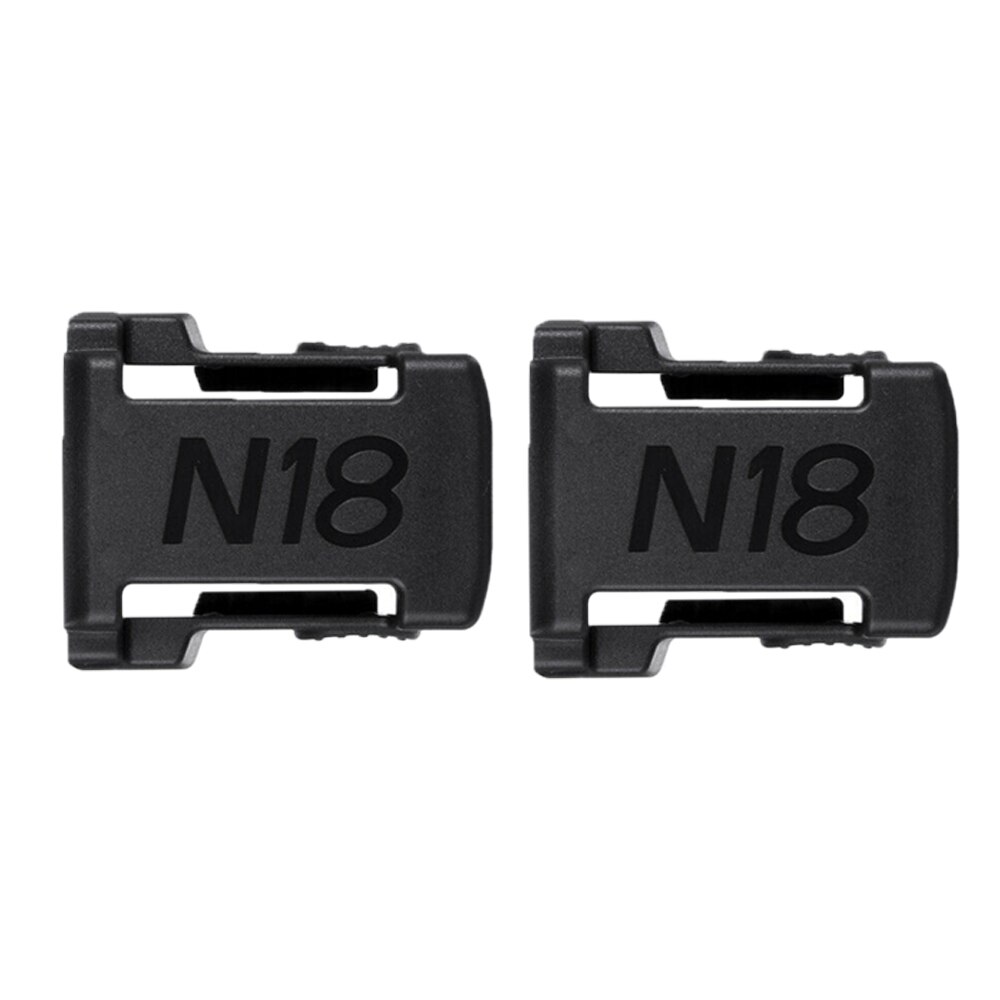2 stk batteriholder til milwaukee batterifeste dockholder passer til  m18 48-11-1850 18v montere holder deksel dockklips rød svart: 2 stk sortere
