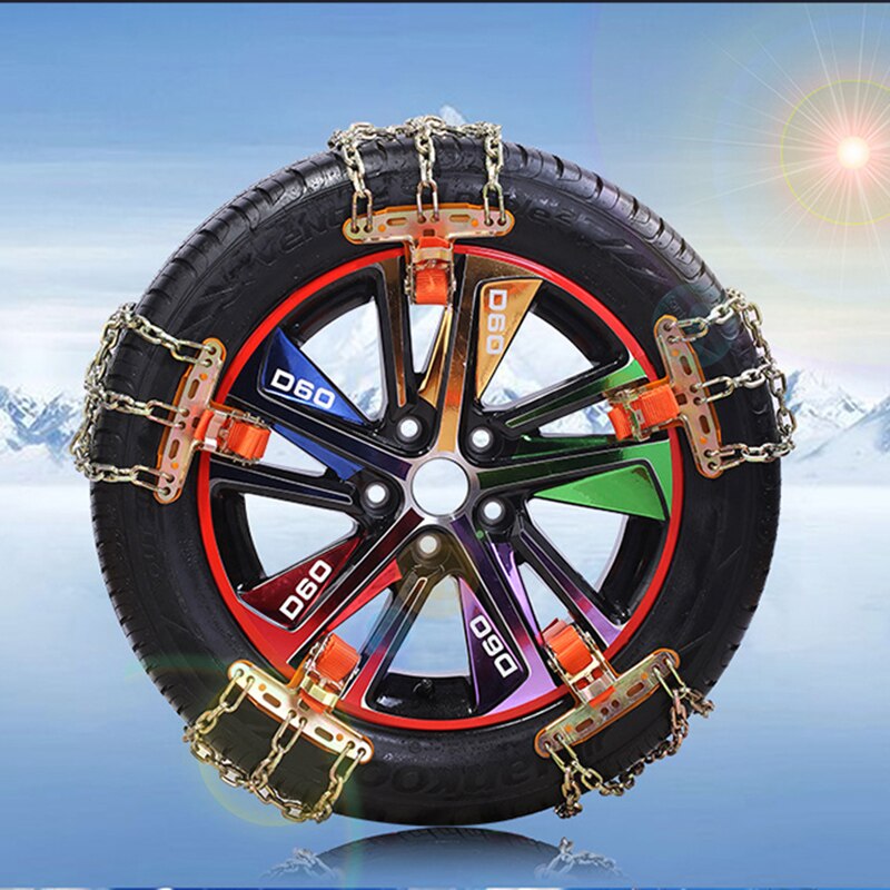 Anti-skid tires car ice breaking general snow chain off-road vehicle off-road vehicle truck MPV emergency escape car accessories