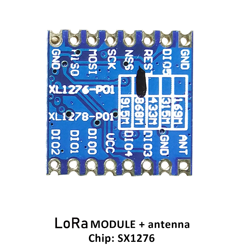 Grandwisdom 868Mhz Super Low Power Rf Lora Module SX1276 Chip Lange Afstand Communicatie Ontvanger Zender Spi Iot Antenne