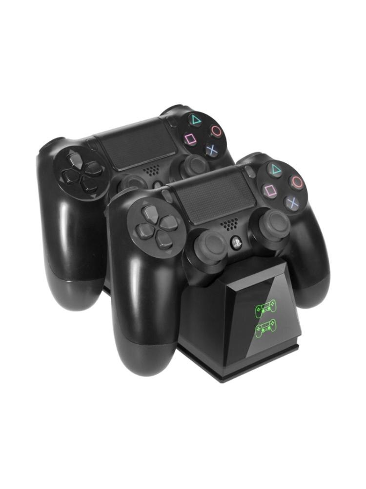 Cargador PS4 Estación De Carga USB Dual con indicadores LED cargador para mando a distancia