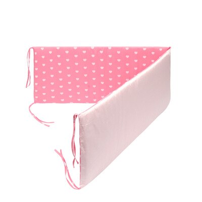 Cotton Baby Bed Bumper Print tresse lit Bumper Pillow Cushion Double-faced Detachable Newborn Cot Edge Protector Decor 130*30CM: 3011