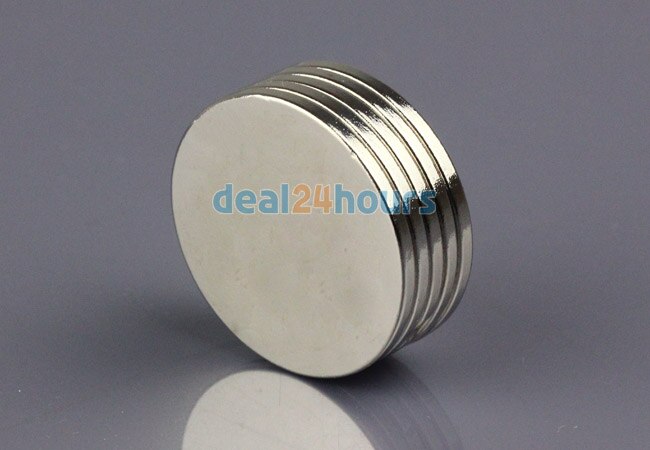 OMO Magnetics 20 stks N50 Super Sterke Ronde Schijf Cilinder Magneten Zeldzame Aarde Neodymium 25mm x 2mm