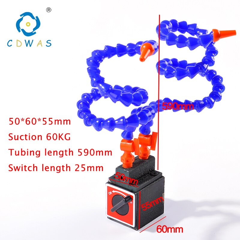 Mini Universal Magnetic Base Digital Level Flexible Dial Test Indicator Magnetic Dial Test Indicator Tool With Tubing: Tubing 590mm